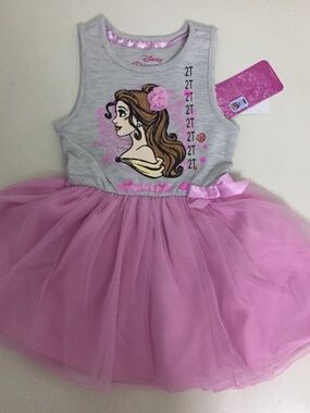 Disney Princess Belle Cute Pink tutu dress